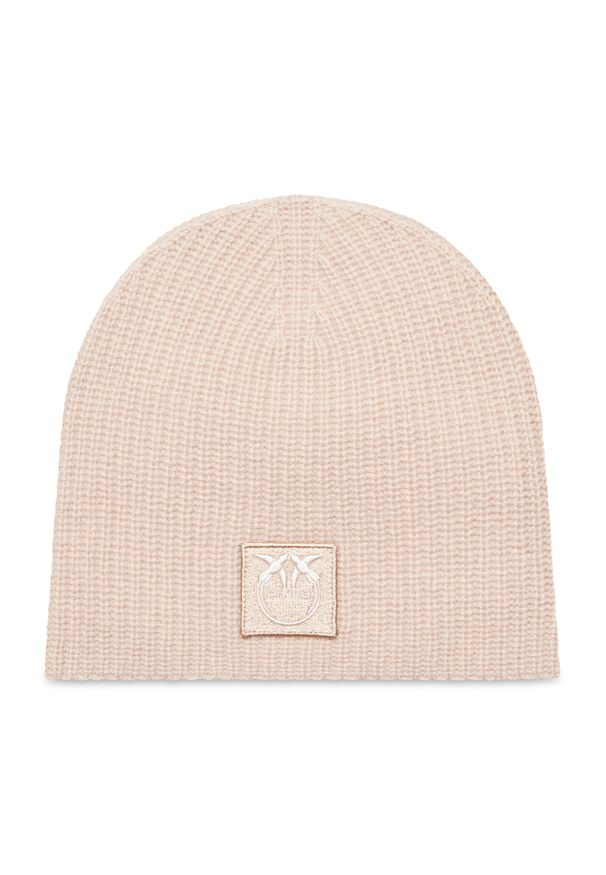 Czapka Pinko Mascali AI 22-23 BLK01 1G206D Y774 Beige C60. Kolor: beżowy. Materiał: materiał