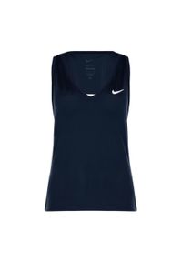 Tank top tenisowy damski Nike Court Dri-Fit Victory Tank. Kolor: niebieski. Technologia: Dri-Fit (Nike). Sport: tenis #1