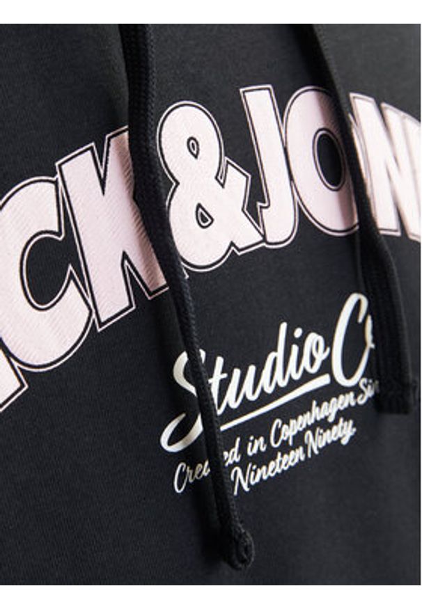 Jack & Jones - Jack&Jones Bluza Bronx 12262919 Czarny Regular Fit. Kolor: czarny. Materiał: bawełna