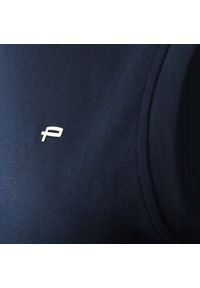 Letni Bezrękawnik Męski (Tank Top) - Pako Jeans - Granatowy. Okazja: na co dzień, na plażę. Kolor: niebieski. Materiał: bawełna. Długość rękawa: bez rękawów. Sezon: lato. Styl: casual #6