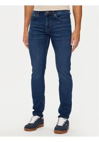 Pepe Jeans Jeansy PM207388 Granatowy Slim Fit. Kolor: niebieski