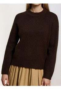 Sinsay - Sweter basic - khaki. Kolor: brązowy
