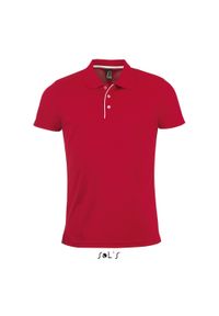 SOL'S - Polo Sol's Performer. Typ kołnierza: polo. Kolor: czerwony #1