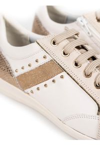 Geox Sneakersy "Myria H" | D0468H 08577 | Myria H | Kobieta | Biały, Beżowy, Złoty. Zapięcie: zamek. Kolor: biały, wielokolorowy, beżowy, złoty. Materiał: skóra ekologiczna #5