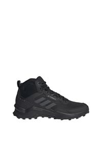 Adidas - Terrex AX4 Mid GORE-TEX Hiking Shoes. Kolor: szary, czarny, wielokolorowy. Materiał: syntetyk. Technologia: Gore-Tex. Model: Adidas Terrex #1