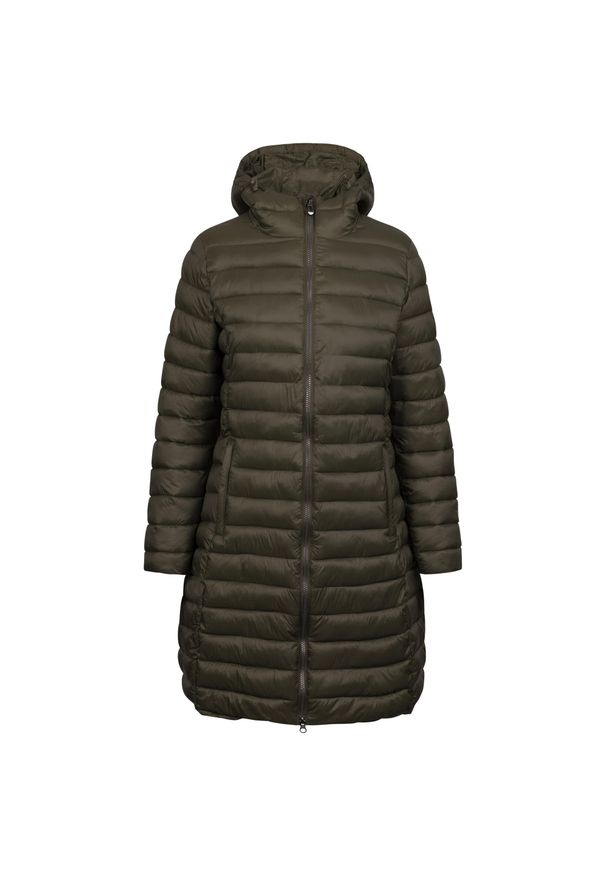 TRESPASS - Kurtka Damska Dorothea Padded Jacket. Kolor: zielony. Materiał: puch. Sport: turystyka piesza