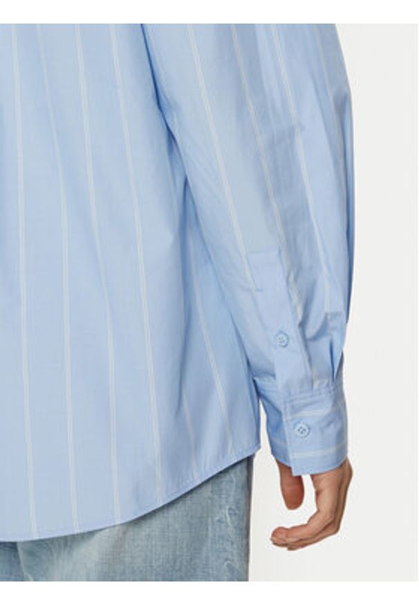 Calvin Klein Koszula K20K207670 Błękitny Regular Fit. Kolor: niebieski. Materiał: bawełna