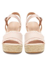 DeeZee Espadryle E0822-4A Różowy. Kolor: różowy. Materiał: materiał