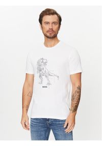 BOSS - Boss T-Shirt Terassic 50510376 Biały Regular Fit. Kolor: biały. Materiał: bawełna #1