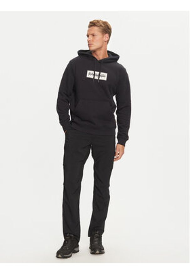 Napapijri Bluza B-Box Logo NP0A4I19 Czarny Regular Fit. Kolor: czarny. Materiał: bawełna