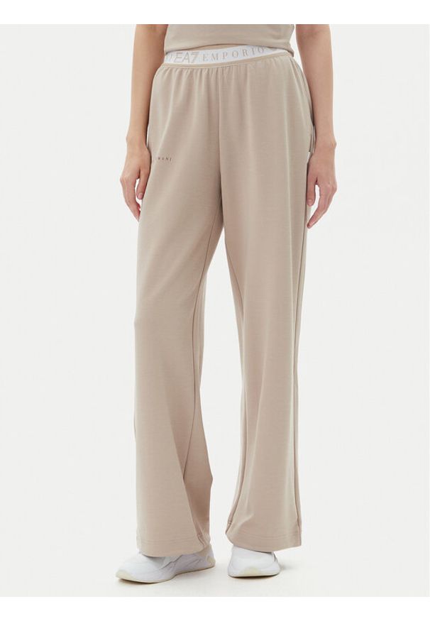 EA7 Emporio Armani Spodnie dresowe 7W000281 AF12501 U6155 Czarny Regular Fit. Kolor: czarny. Materiał: syntetyk
