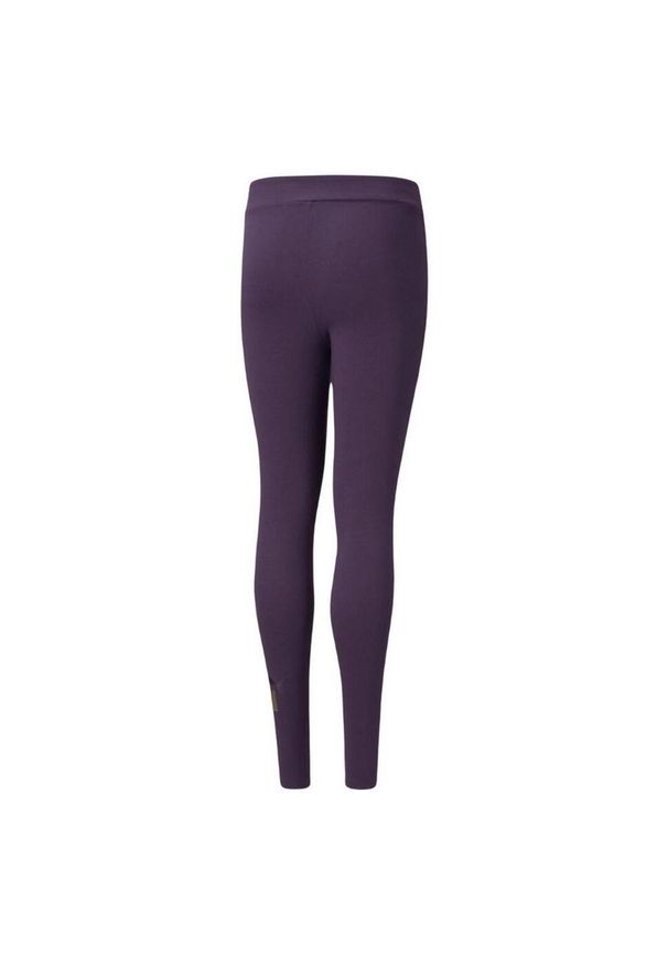 Puma - Legginsy Dziecięce Logo ESS. Kolor: fioletowy