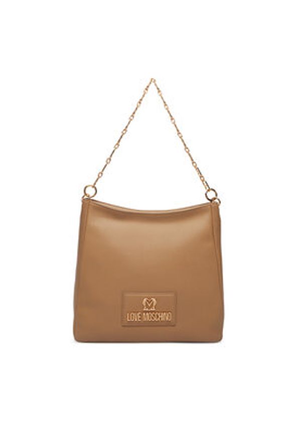 Love Moschino - LOVE MOSCHINO Torebka JC4166PP1OL1210A Beżowy. Kolor: beżowy. Materiał: skórzane