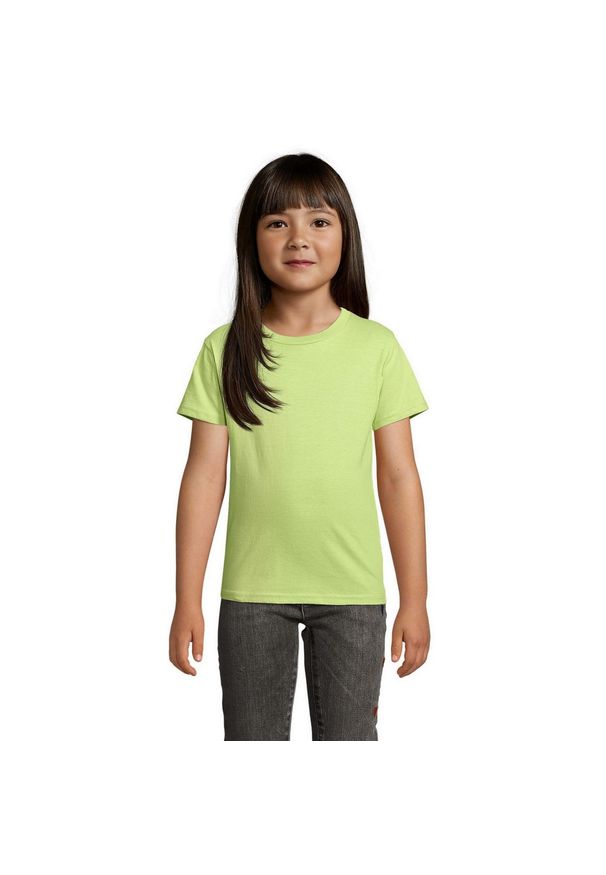 SOL'S - Koszulka Dziecięca Crusader. Kolor: zielony. Sport: joga i pilates