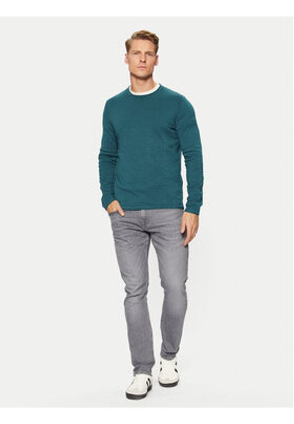 s.Oliver Longsleeve 2150762 Zielony Regular Fit. Kolor: zielony. Materiał: bawełna. Długość rękawa: długi rękaw