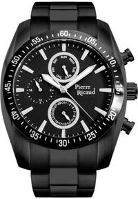 Zegarek Pierre Ricaud Zegarek męski Pierre Ricaud P89281.B114QF czarny. Kolor: czarny #1