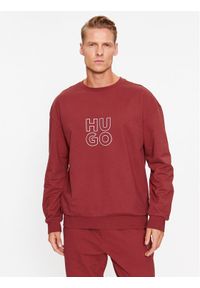 Hugo Bluza 50501590 Czerwony Regular Fit. Kolor: czerwony. Materiał: bawełna #1