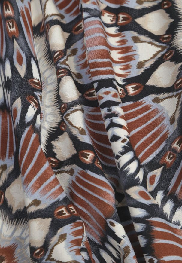 Born2be - Brązowe Wiskozowe Spodnie Typu Palazzo z Wysokim Stanem i Gumką w Pasie Agnalia. Okazja: na co dzień. Stan: podwyższony. Kolor: brązowy. Materiał: wiskoza. Długość: długie. Styl: casual