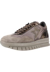 QUERCETTI - Buty CETTI 170097 Brązowy. Kolor: brązowy. Materiał: tkanina. Styl: sportowy