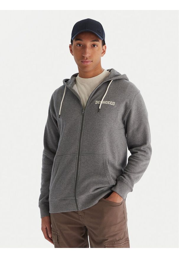 DC Shoes Bluza Baseline ADYFT03389 Szary Regular Fit. Kolor: szary. Materiał: bawełna