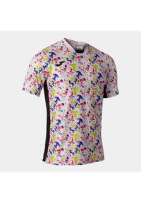 Koszulka do tenisa z krótkim rekawem męska Joma CHALLENGE SHORT SLEEVE. Kolor: wielokolorowy. Długość: krótkie. Sport: tenis