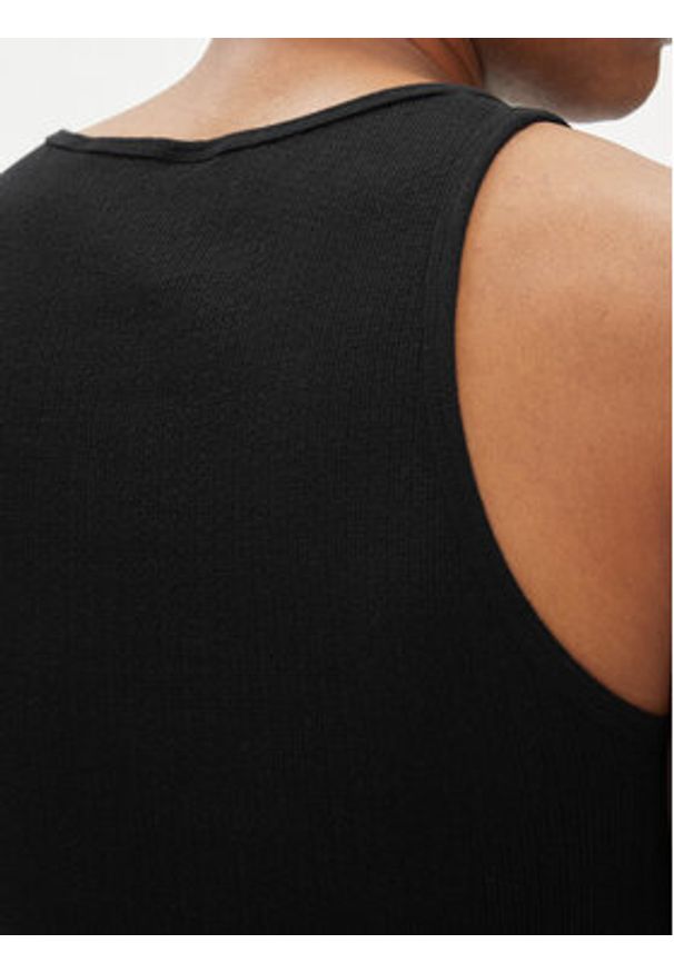 Jack & Jones - Jack&Jones Tank top Havana 12251771 Czarny Regular Fit. Kolor: czarny. Materiał: bawełna