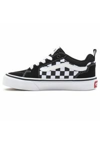 Buty sportowe Casual Vans Filmore YT Checkerboard. Okazja: na co dzień. Kolor: biały. Materiał: guma, zamsz, tkanina