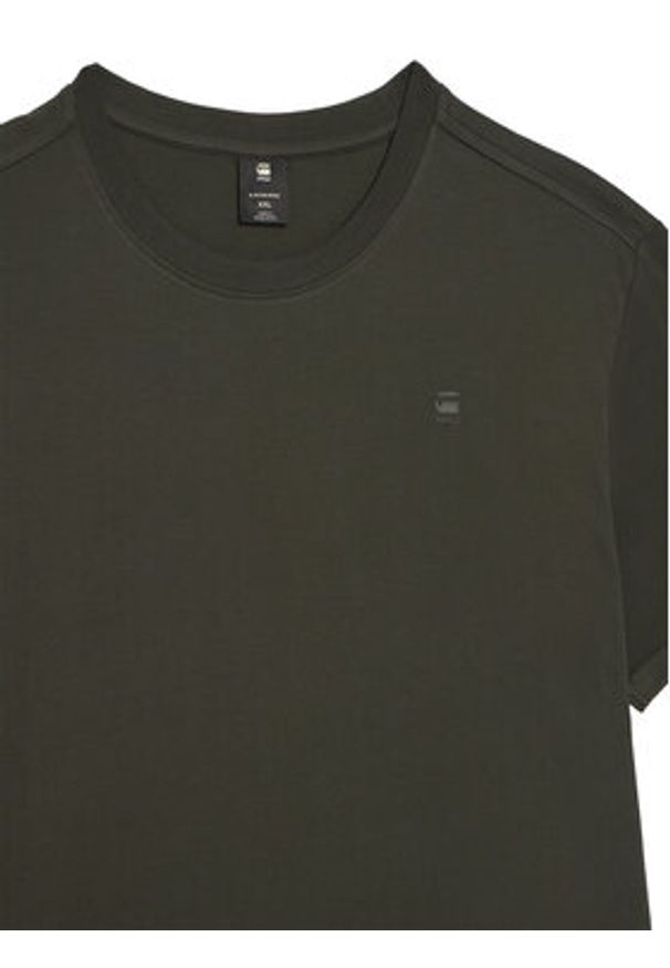 G-Star RAW - G-Star Raw T-Shirt Lash D16396-B353 Szary ciemny Relaxed Fit. Kolor: szary. Materiał: bawełna