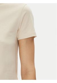 Calvin Klein Jeans T-Shirt Monologo Baby Tee J20J223113 Beżowy Slim Fit. Kolor: beżowy. Materiał: bawełna #4