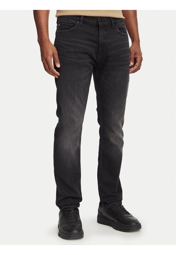 Hugo - HUGO Jeansy 50561271 Czarny Slim Fit. Kolor: czarny