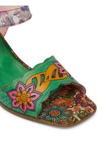 Laura Vita Sandały Jacqueso 20 Zielony. Kolor: zielony. Materiał: skóra #2