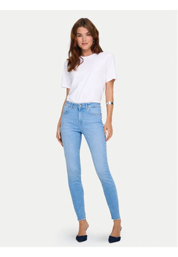 only - ONLY Jeansy Blush 15363265 Niebieski Slim Fit. Kolor: niebieski