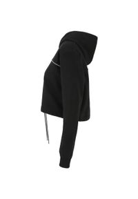 Fila - Damska Bluza Z Kapturem Laagna Crop Hoodie. Typ kołnierza: kaptur. Kolor: czarny