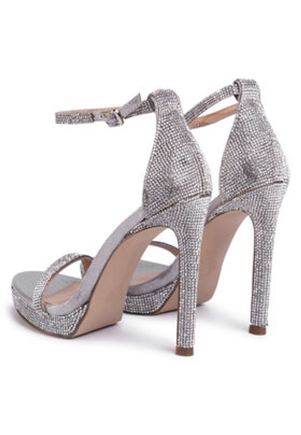 Steve Madden Sandały Milano-R SM11000897-02003-998 Srebrny. Kolor: srebrny