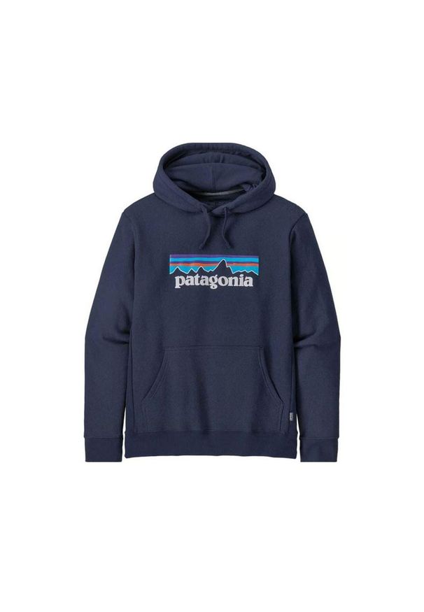 Bluza Dorosły Patagonia P6 Logo Uprisal granatowy. Kolor: niebieski. Materiał: materiał. Sport: skateboard