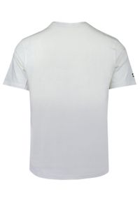 Męska Koszulka (T-Shirt) - Pako Jeans - Biała z Motorem Żużlowym. Okazja: na co dzień. Kolor: biały. Materiał: bawełna. Wzór: nadruk. Styl: casual #6