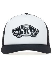 Czapka Vans Classic Patch Curved Bill Trucker VN00066XY281 - czarna. Kolor: czarny. Materiał: poliester. Wzór: aplikacja. Styl: klasyczny, elegancki