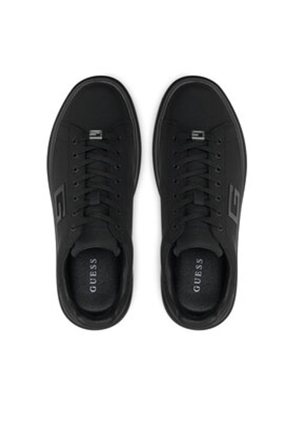 Guess Sneakersy Elba FMPELB FAL12 Czarny. Kolor: czarny. Materiał: materiał, syntetyk
