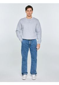 Big-Star - Jeansy męskie loose niebieskie Willu 319. Kolor: niebieski. Sezon: lato. Styl: klasyczny, retro, wakacyjny #4