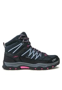 CMP Trekkingi Kids Rigel Mid Trekking Shoe Wp 3Q12944J Szary. Kolor: szary. Materiał: zamsz, skóra. Sport: turystyka piesza #1