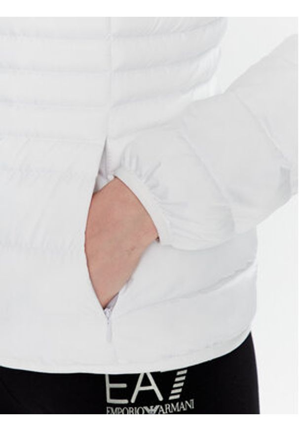 EA7 Emporio Armani Kurtka przejściowa 8NTB23 TNF8Z 0101 Biały Regular Fit. Kolor: biały. Materiał: syntetyk