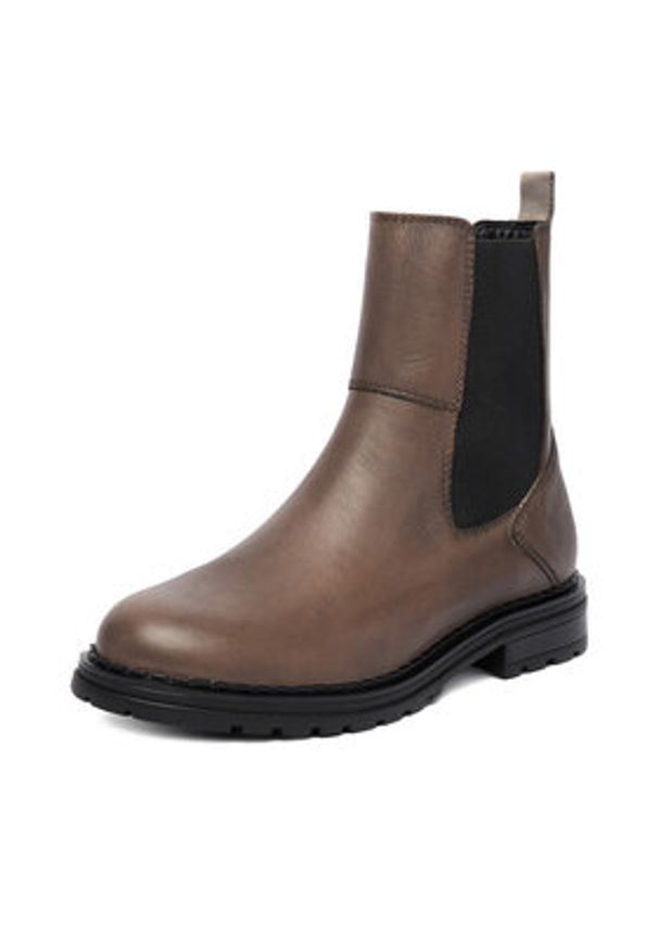 Lasocki Sztyblety CEO-WI16-TIBILISI-01 Szary. Kolor: szary. Materiał: skóra