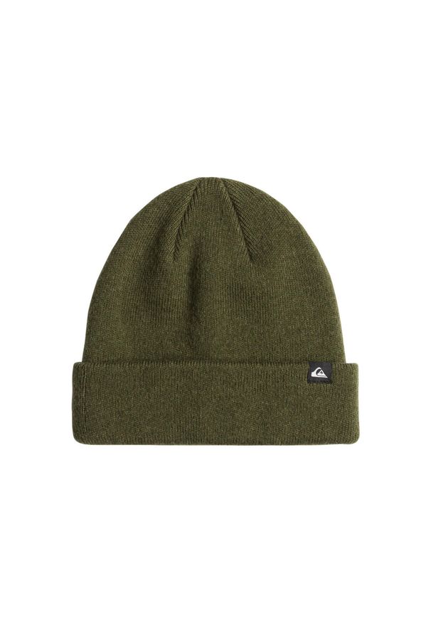 Quiksilver - Czapka z mankietem dla Mężczyzn ROUTINE Zielony. Kolor: niebieski. Materiał: wełna, nylon, akryl, materiał. Wzór: haft