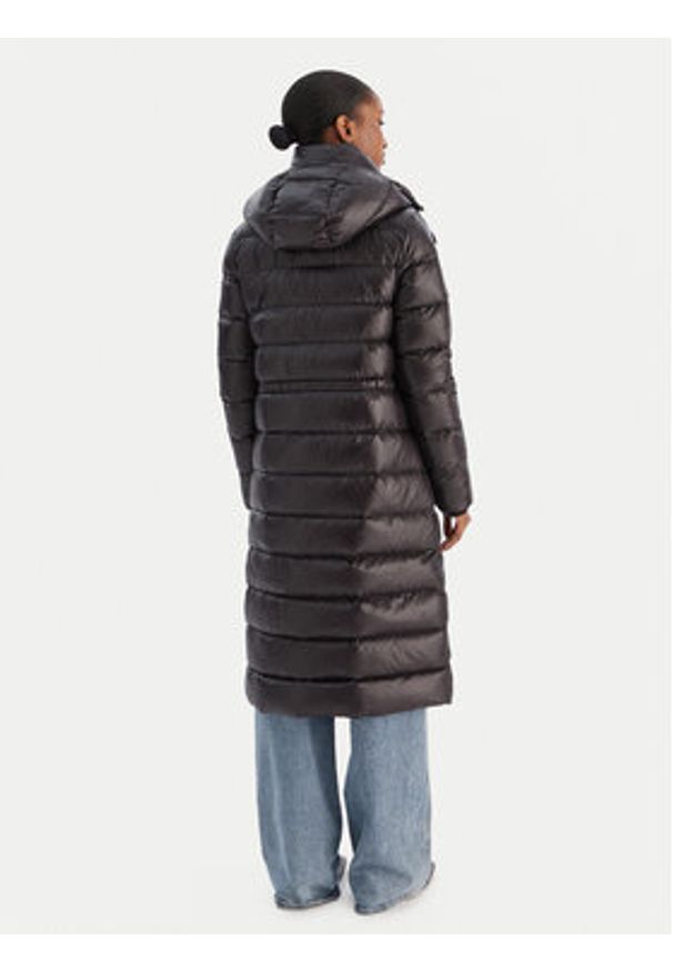 TOMMY HILFIGER - Tommy Hilfiger Kurtka puchowa Gloss WW0WW47356 Czarny Regular Fit. Kolor: czarny. Materiał: syntetyk