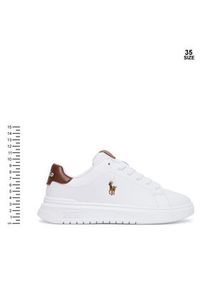 Polo Ralph Lauren Sneakersy RL03844102 Biały. Kolor: biały. Materiał: skóra #6