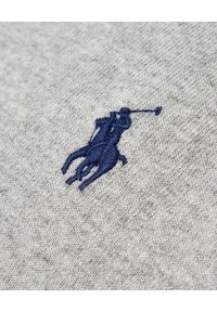 Ralph Lauren - RALPH LAUREN - Szara koszulka longsleeve. Typ kołnierza: polo. Kolor: szary. Materiał: bawełna. Długość rękawa: długi rękaw. Długość: długie. Wzór: haft #4