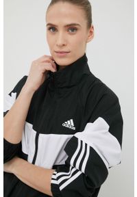 adidas Performance dres HD9029 damski kolor czarny. Kolor: czarny. Materiał: dresówka #7