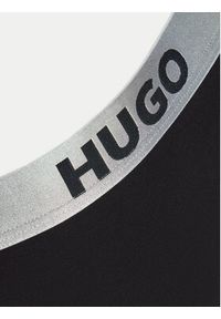 Hugo Figi klasyczne Sporty Logo 50480165 Czarny. Kolor: czarny. Materiał: bawełna