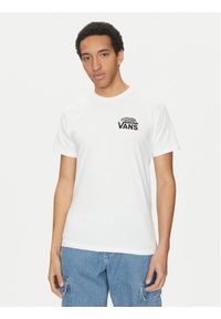 Vans T-Shirt Sneaky VN000M3Y Biały Regular Fit. Kolor: biały. Materiał: bawełna #1