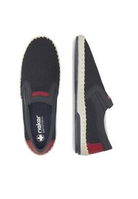 Rieker Półbuty B4554-14 Granatowy. Kolor: niebieski. Materiał: materiał #6